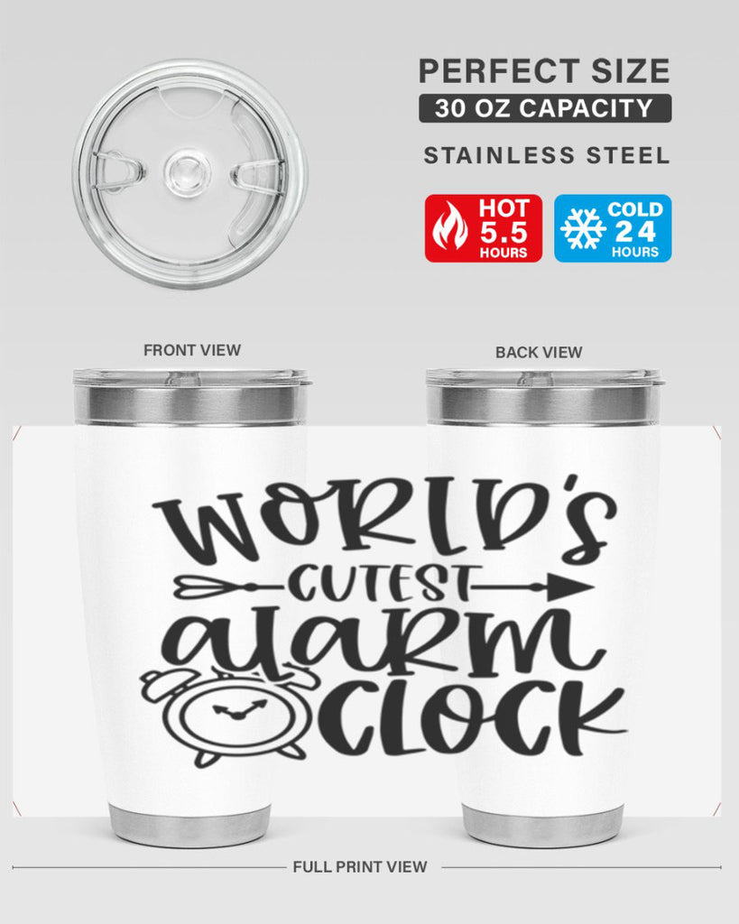 Worlds Cutest Alarm Clock Style 14#- baby- tumbler