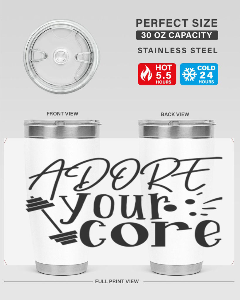 adore your core Style 111#- summer- Tumbler