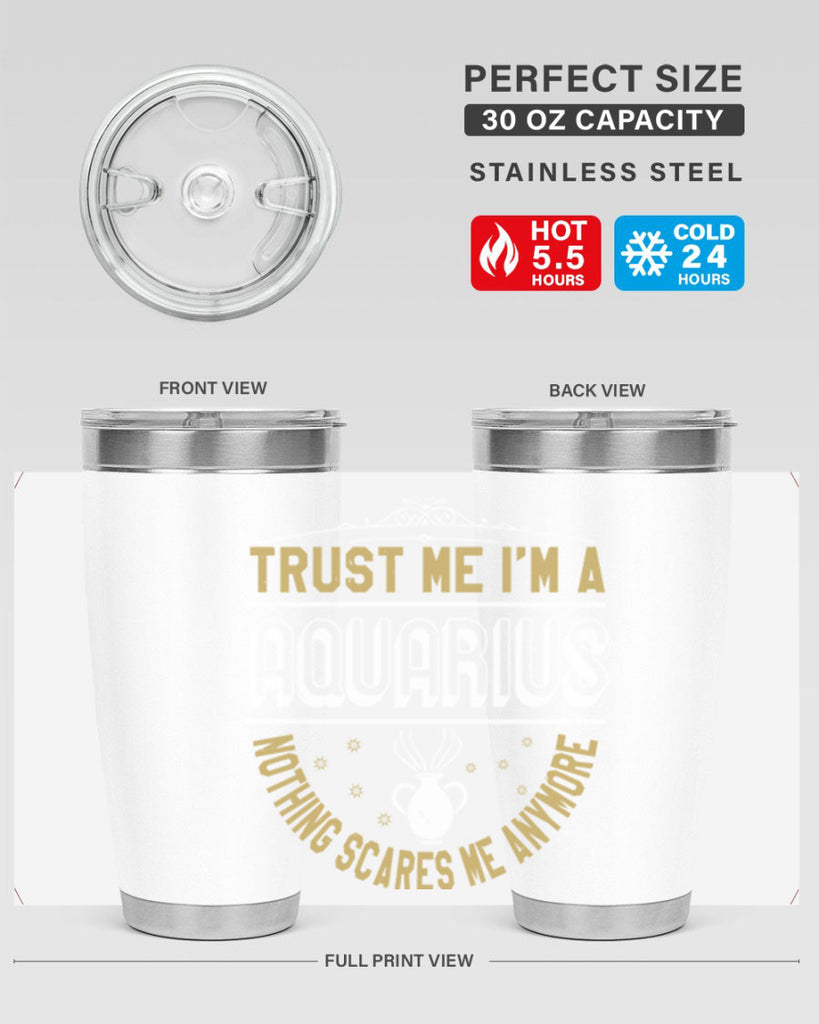aquarius 87#- zodiac- Tumbler