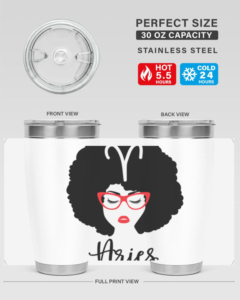 aries 122#- zodiac- Tumbler