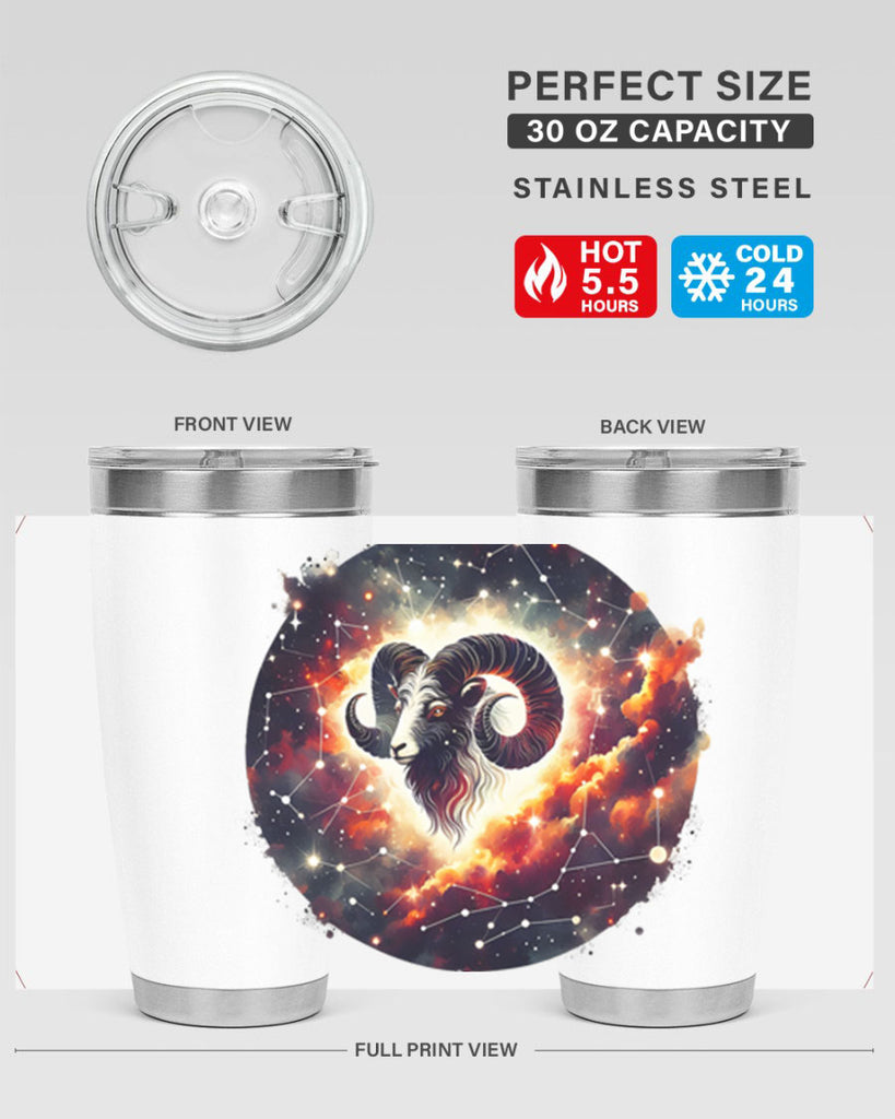 aries 126#- zodiac- Tumbler