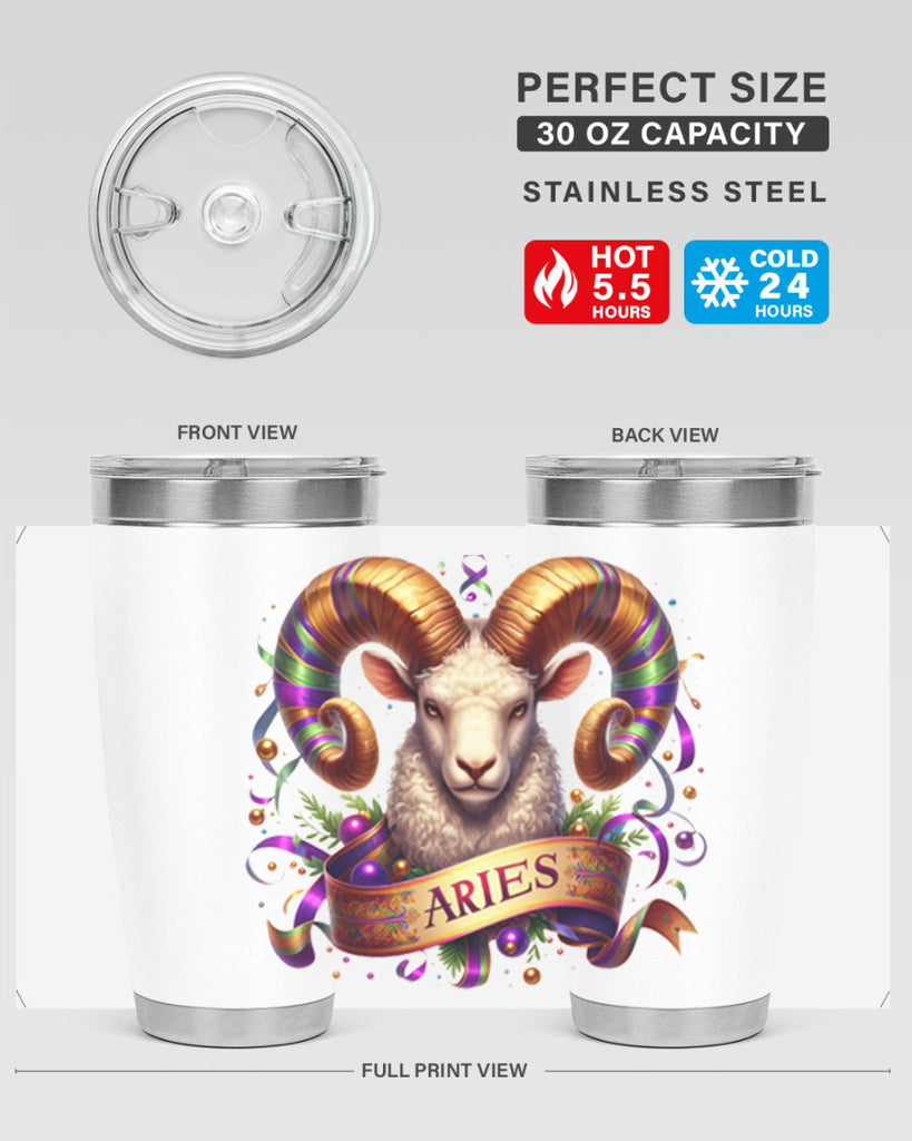 aries 136#- zodiac- Tumbler