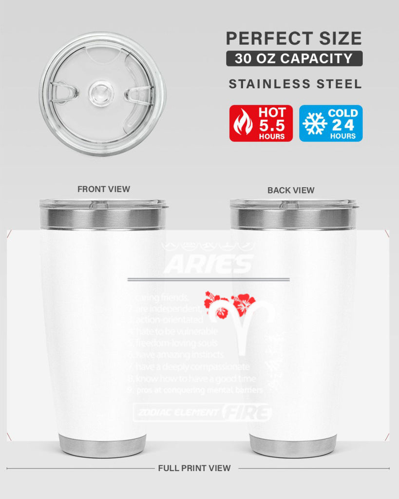 aries 137#- zodiac- Tumbler