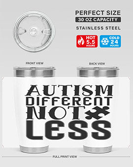 autism different not less Style 6#- autism- Tumbler