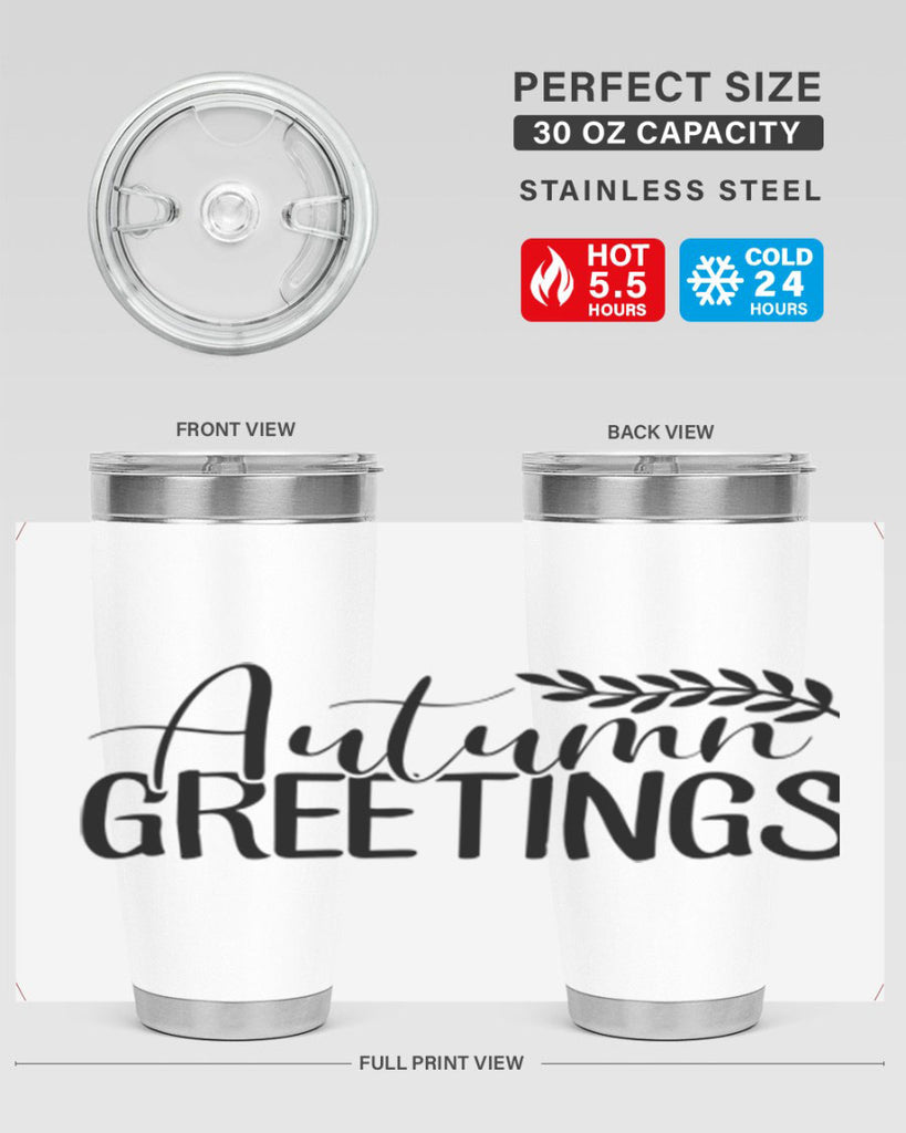 autumn greetings 13#- fall- Tumbler