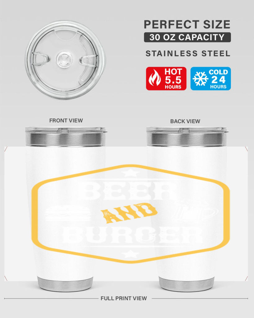 beer and burger 111#- beer- Tumbler