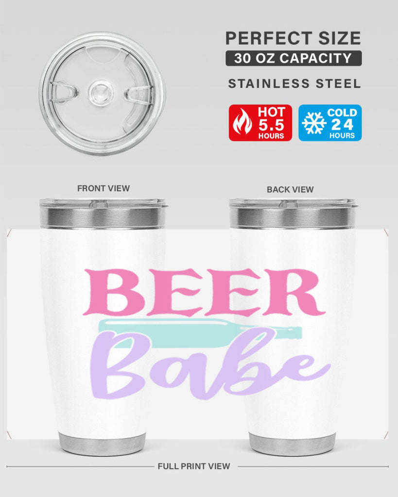 beer babe 135#- beer- Tumbler