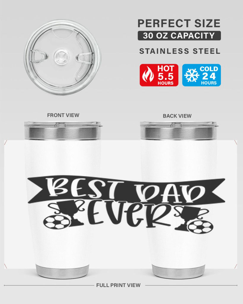best dad ever 73#- fathers day- Tumbler