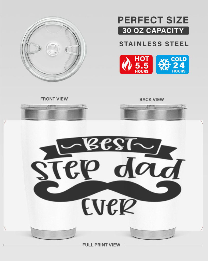 best step dad ever 70#- fathers day- Tumbler