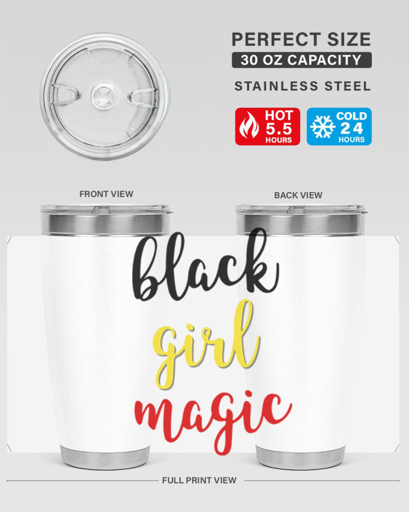 black girl magic color 246#- black words phrases- Cotton Tank