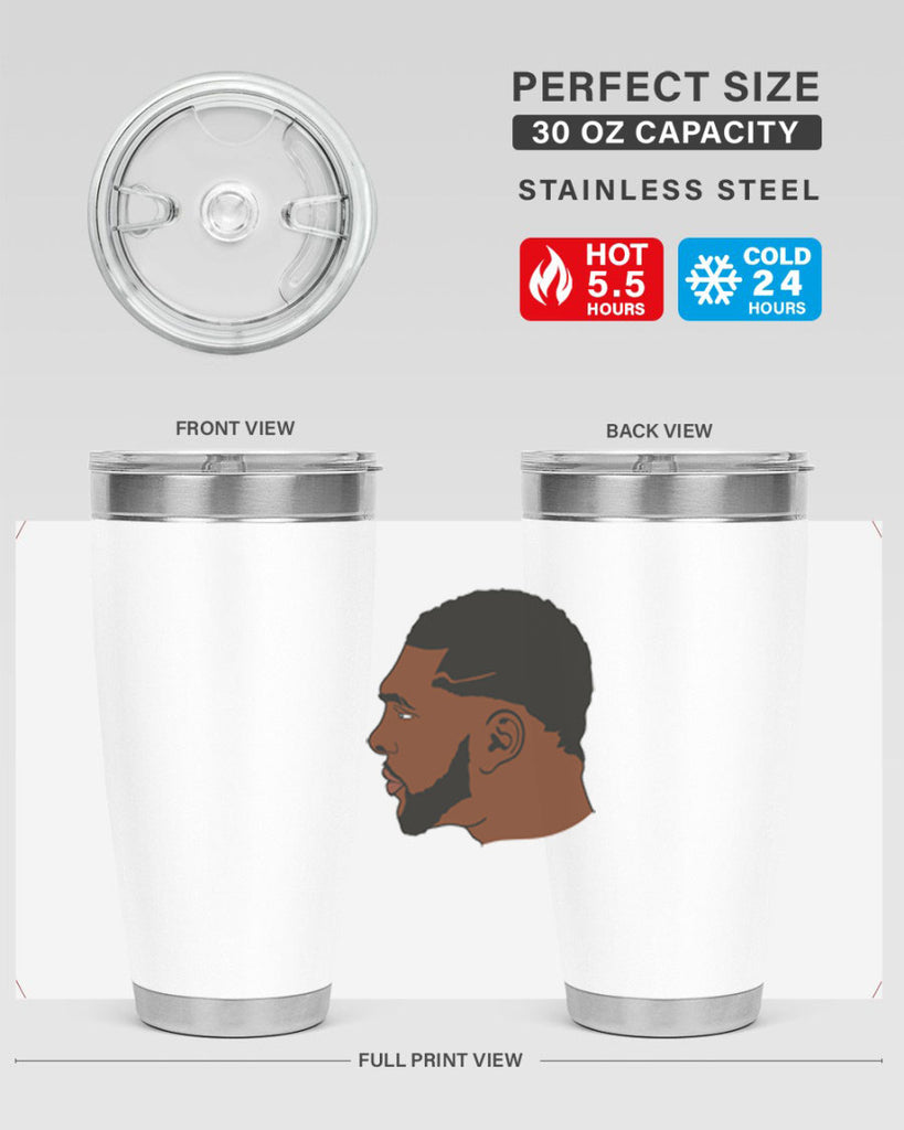 black man 26#- black men - boys- tumbler