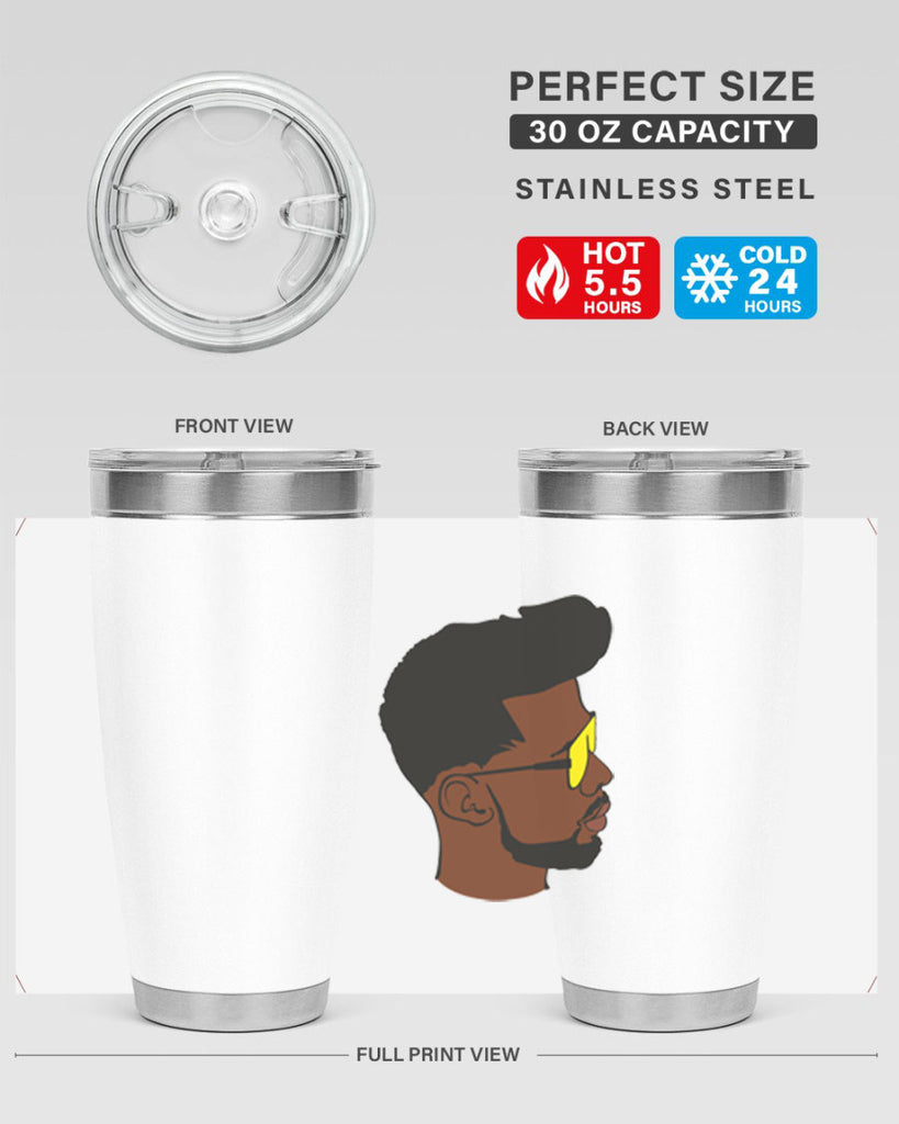 black man 33#- black men - boys- tumbler