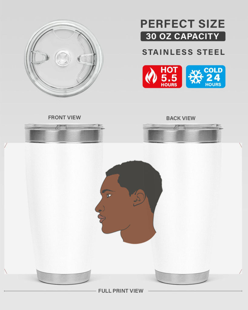 black man 34#- black men - boys- tumbler