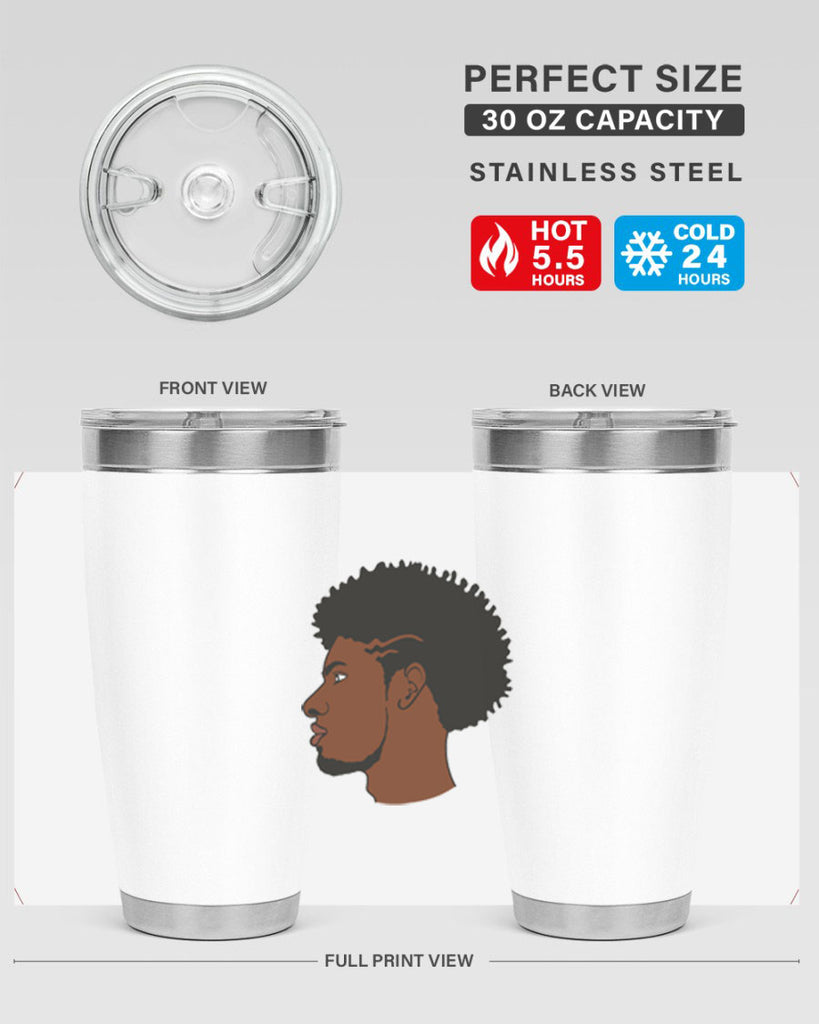 black man 39#- black men - boys- tumbler