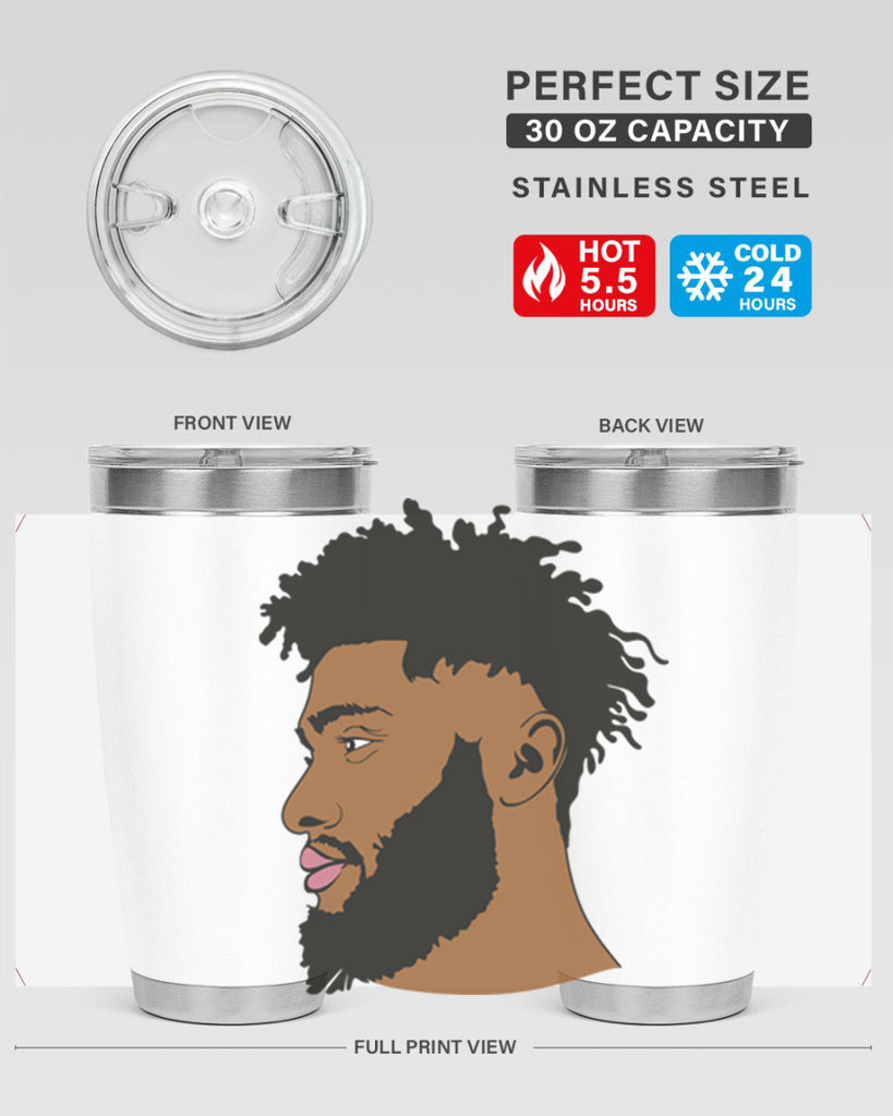 black man style 3#- black men - boys- tumbler