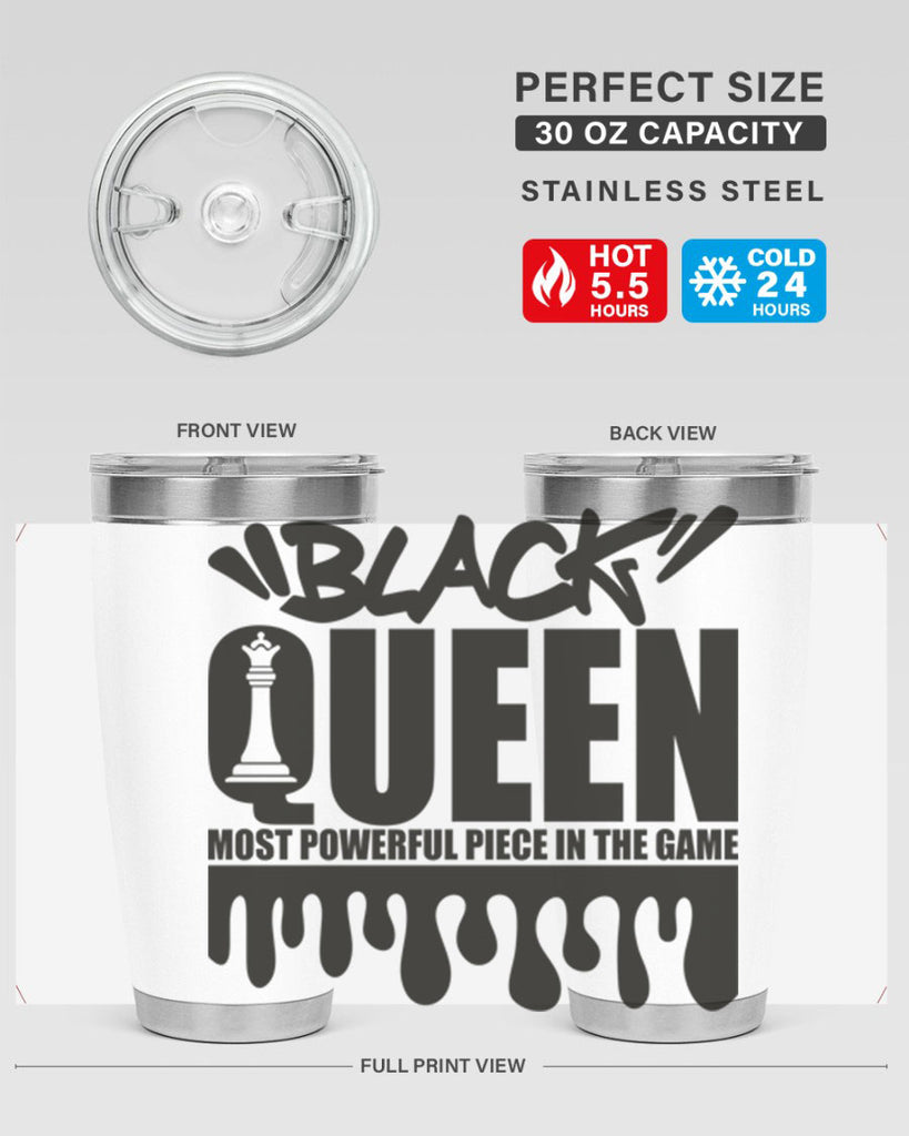 black queen 213#- black words phrases- Cotton Tank