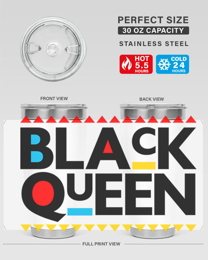 black queen 222#- black words phrases- Cotton Tank