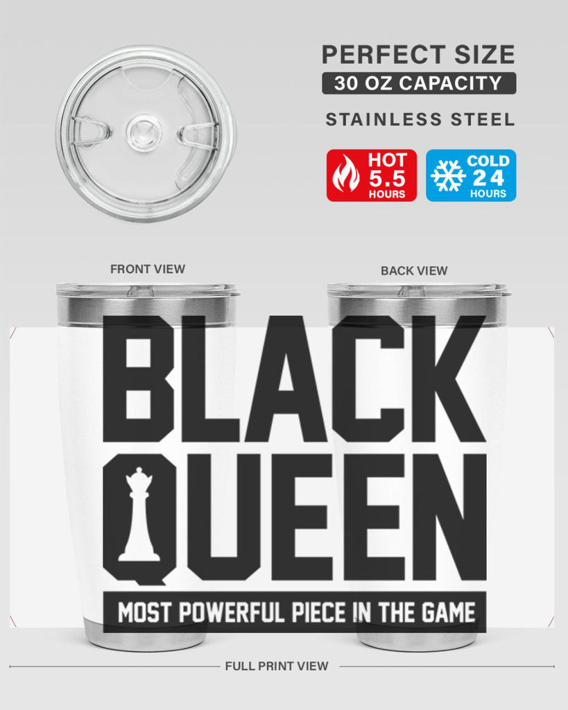 black queenchess 194#- black words phrases- Cotton Tank