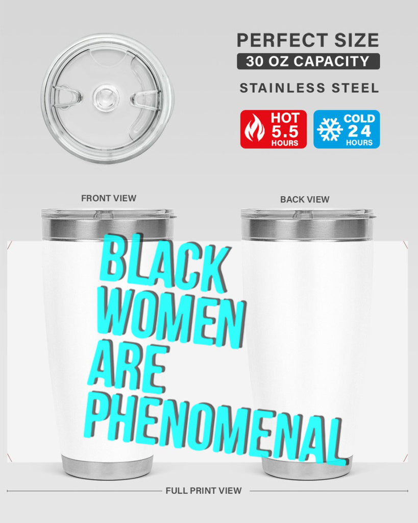 black woman are phenomenal color 216#- black words phrases- Cotton Tank