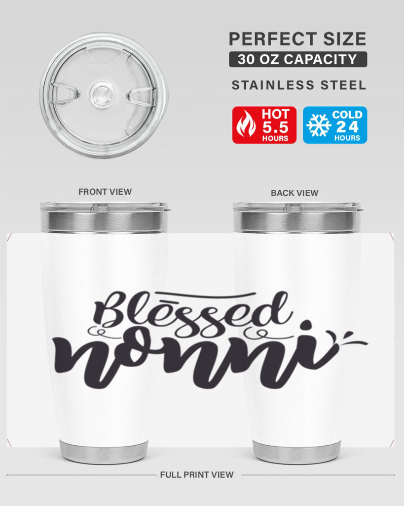 blessed nonni 57#- grandma - nana- Tumbler