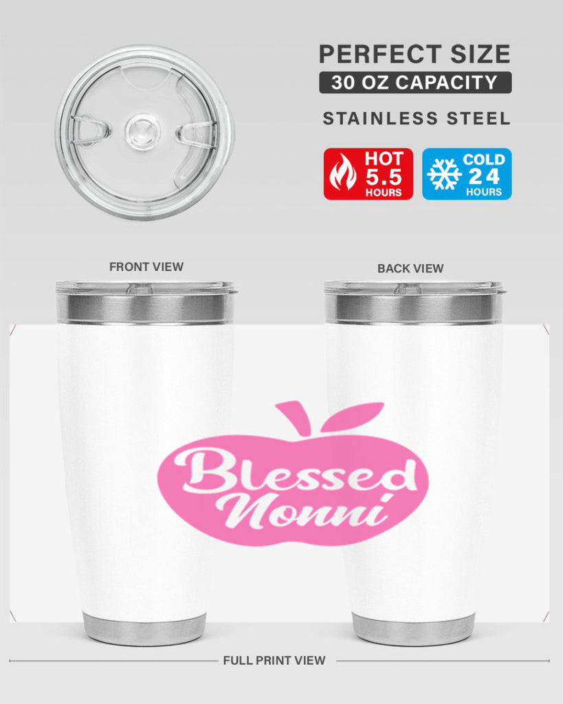 blessed nonni 58#- grandma - nana- Tumbler