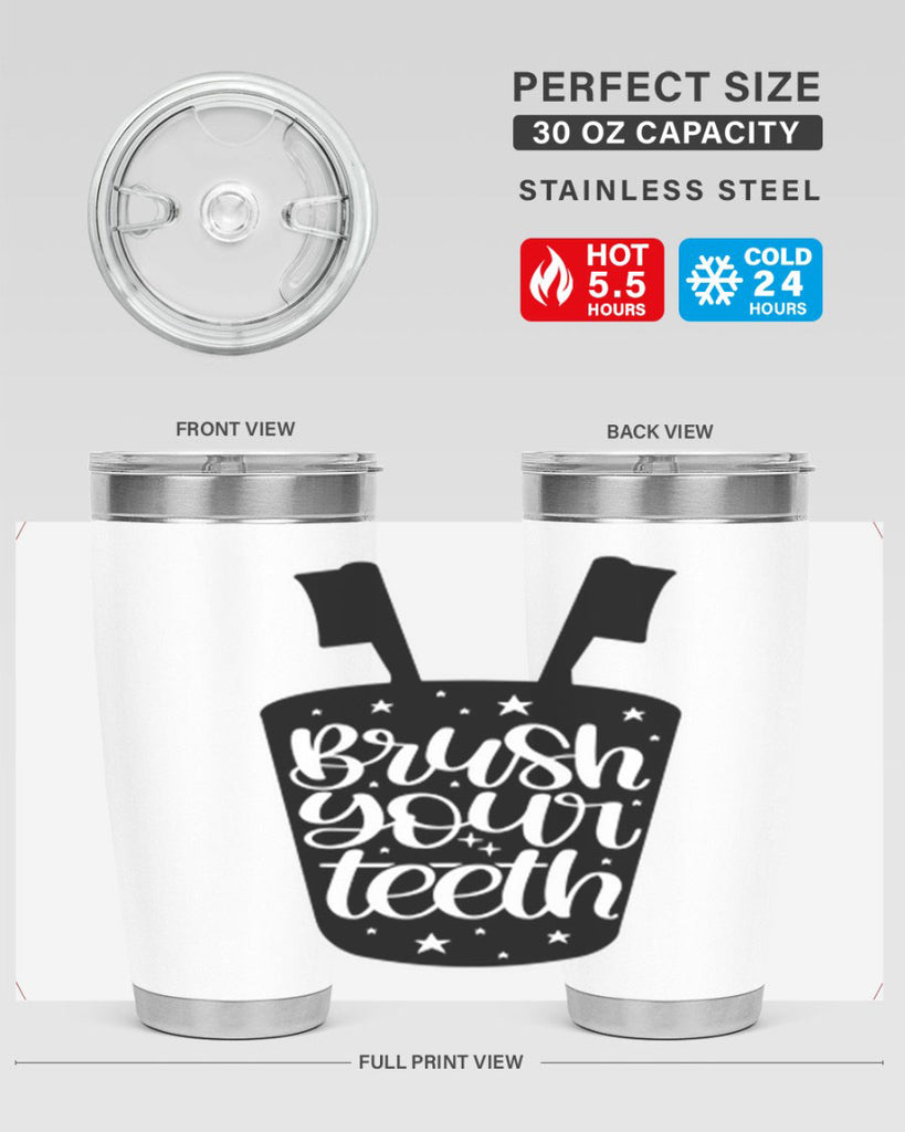 brush your teeth 45#- bathroom- Tumbler