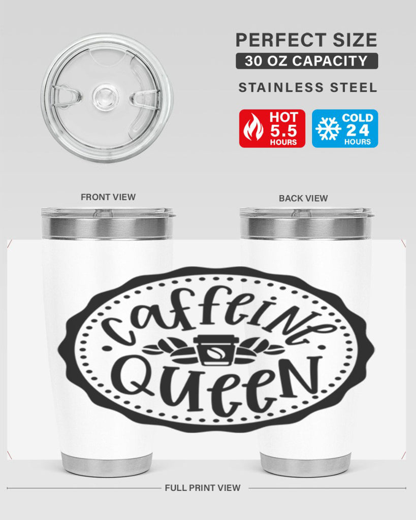 caffeine queen 185#- coffee- Tumbler