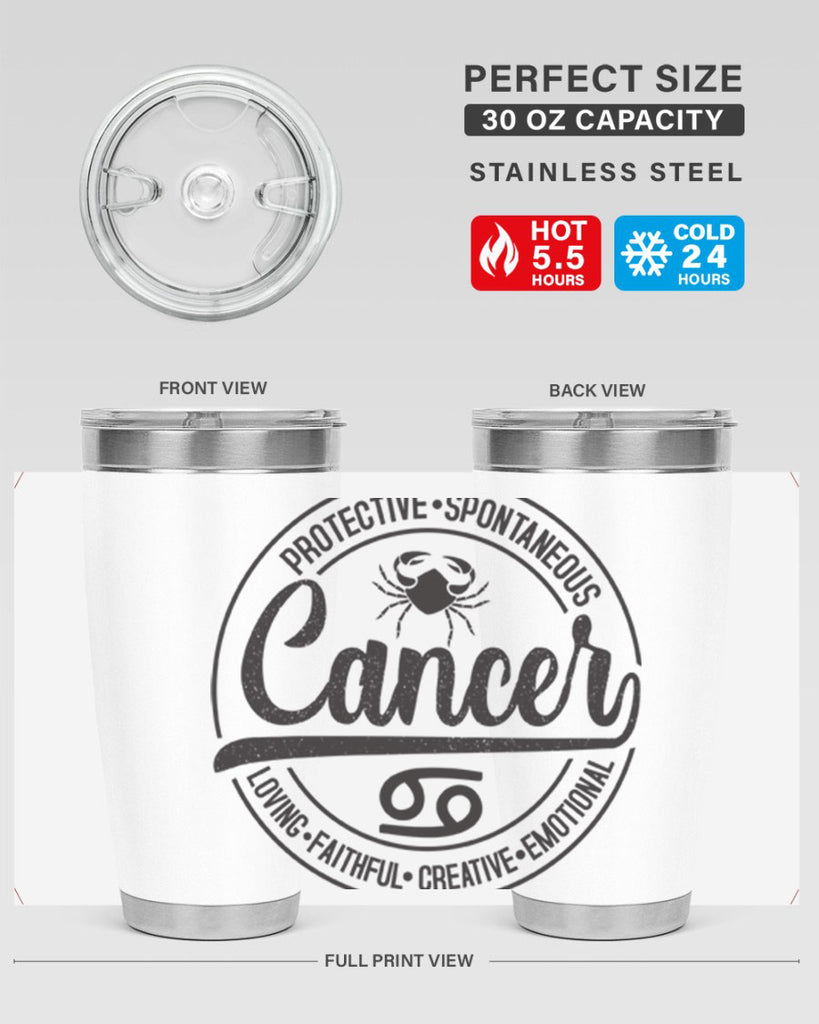 cancer 153#- zodiac- Tumbler