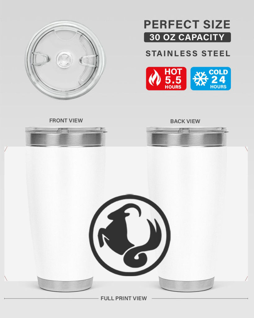 capricorn 203#- zodiac- Tumbler