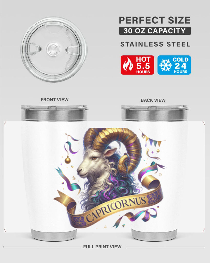 capricorn 209#- zodiac- Tumbler
