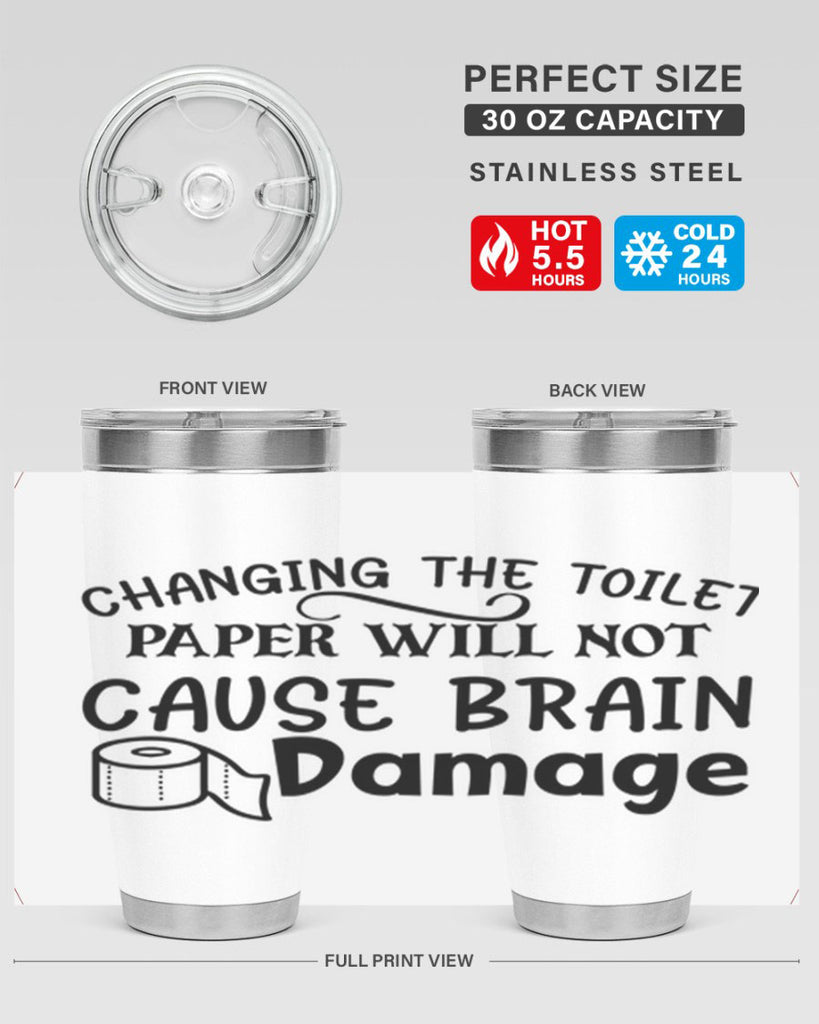 changing the toilet paper will not cause brain damage 86#- bathroom- Tumbler