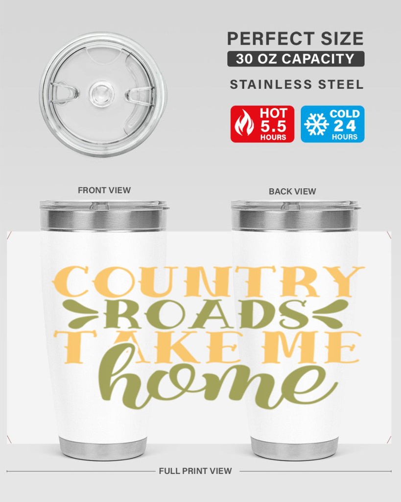 country roads take me home 19#- farming and gardening- Tumbler
