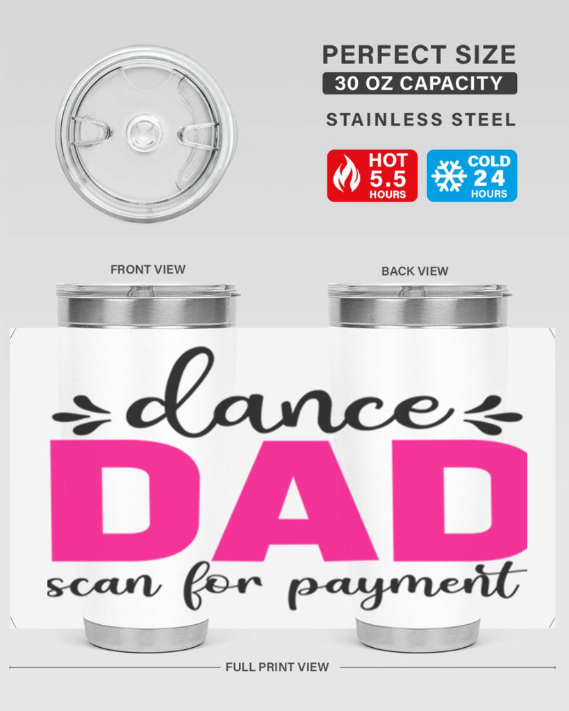 dance dad scan for payment 22#- ballet- Tumbler