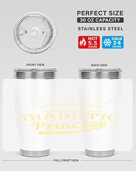 diabetic princess Style 42#- diabetes- Tumbler