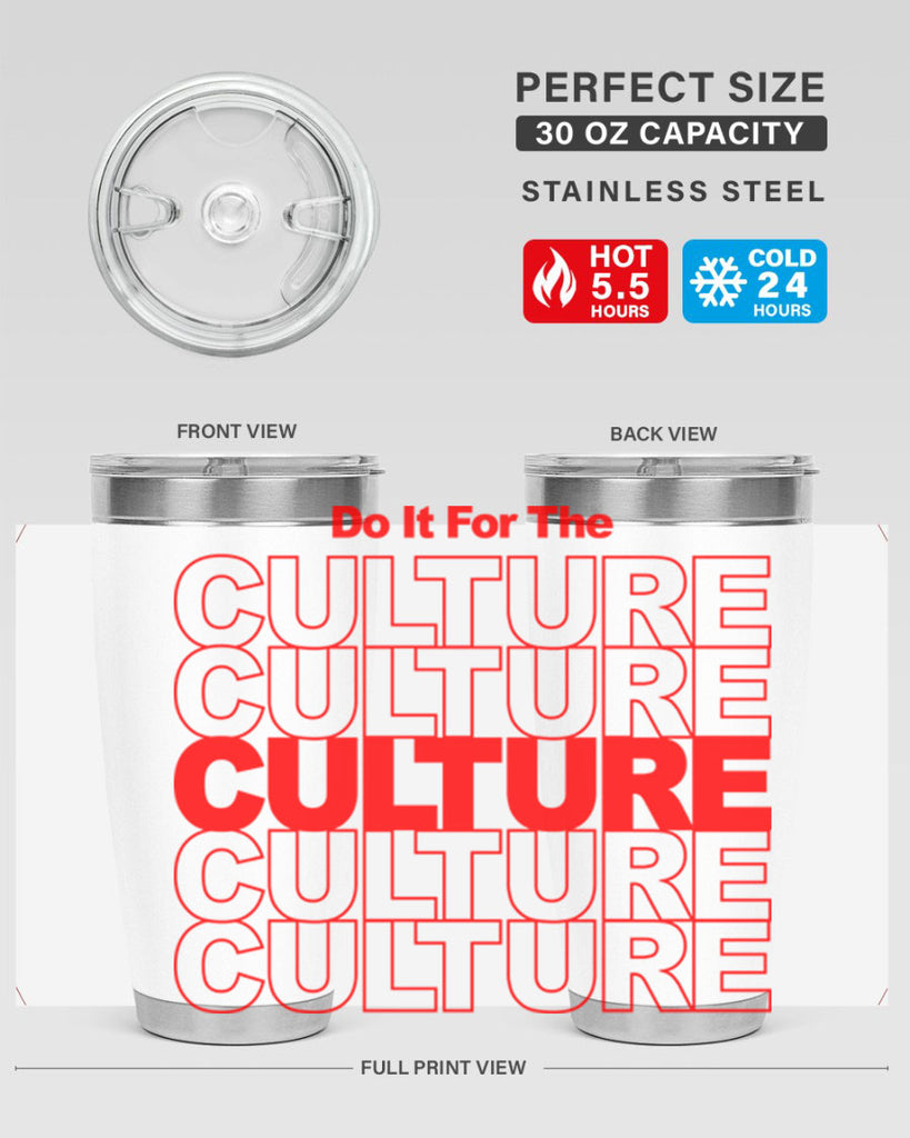 do it for the culture 170#- black words phrases- Cotton Tank