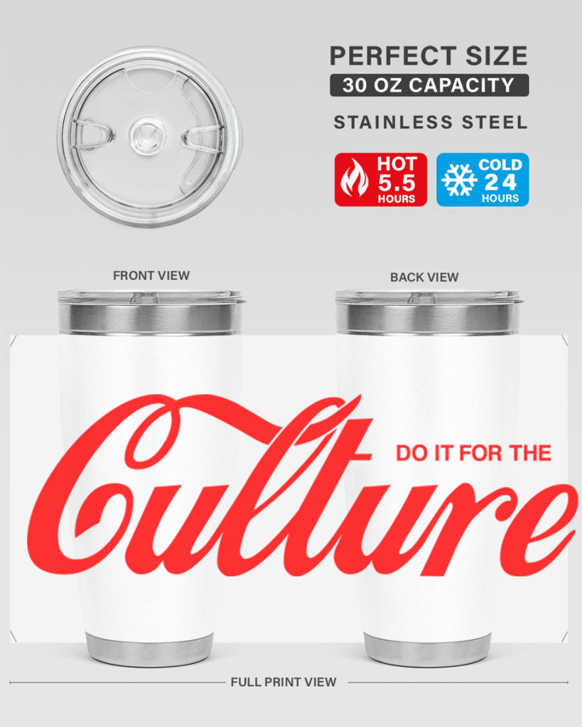 do it for the culture 171#- black words phrases- Cotton Tank
