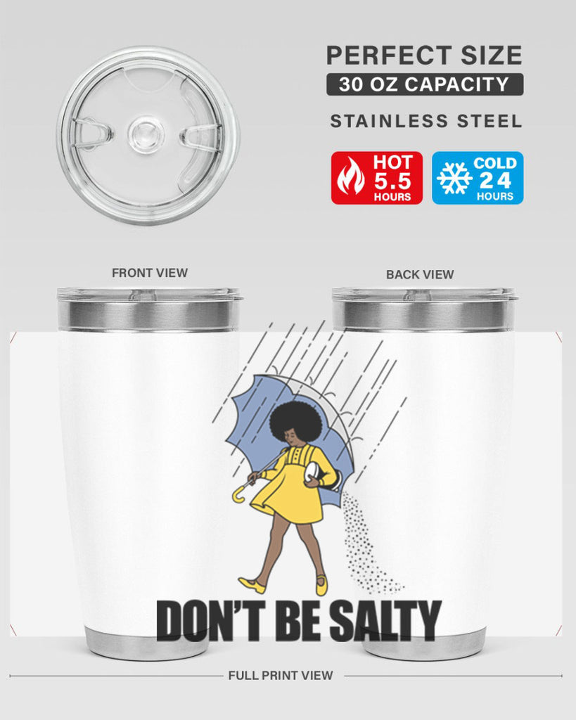dont be salty 169#- black words phrases- Cotton Tank