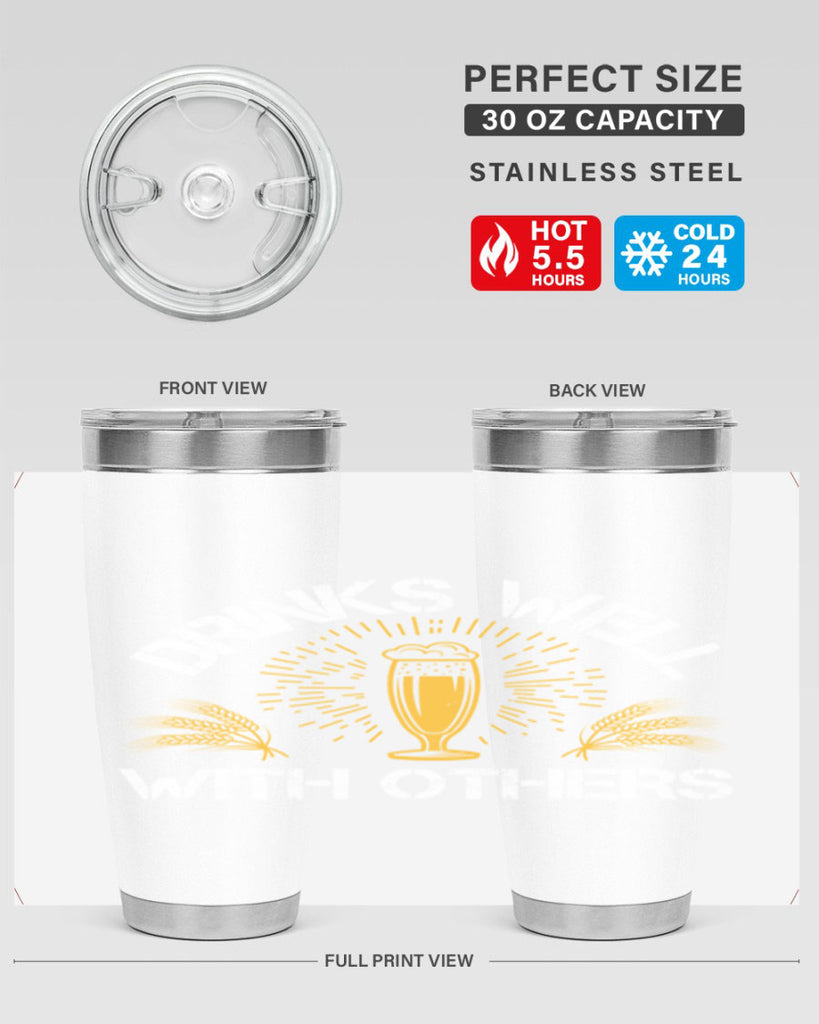 drinks well with others 90#- beer- Tumbler