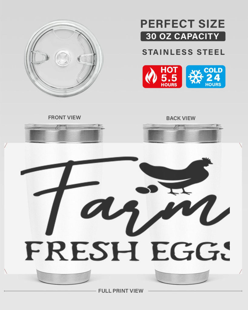 farm fresh eggs design 104#- kitchen- Tumbler