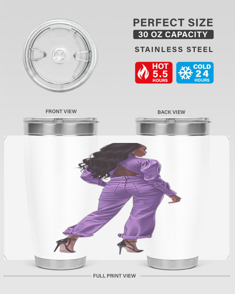 fashion girl in lavender 49#- fashion- Cotton Tank