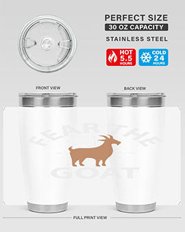 fear the goat Style 4#- goat- Tumbler