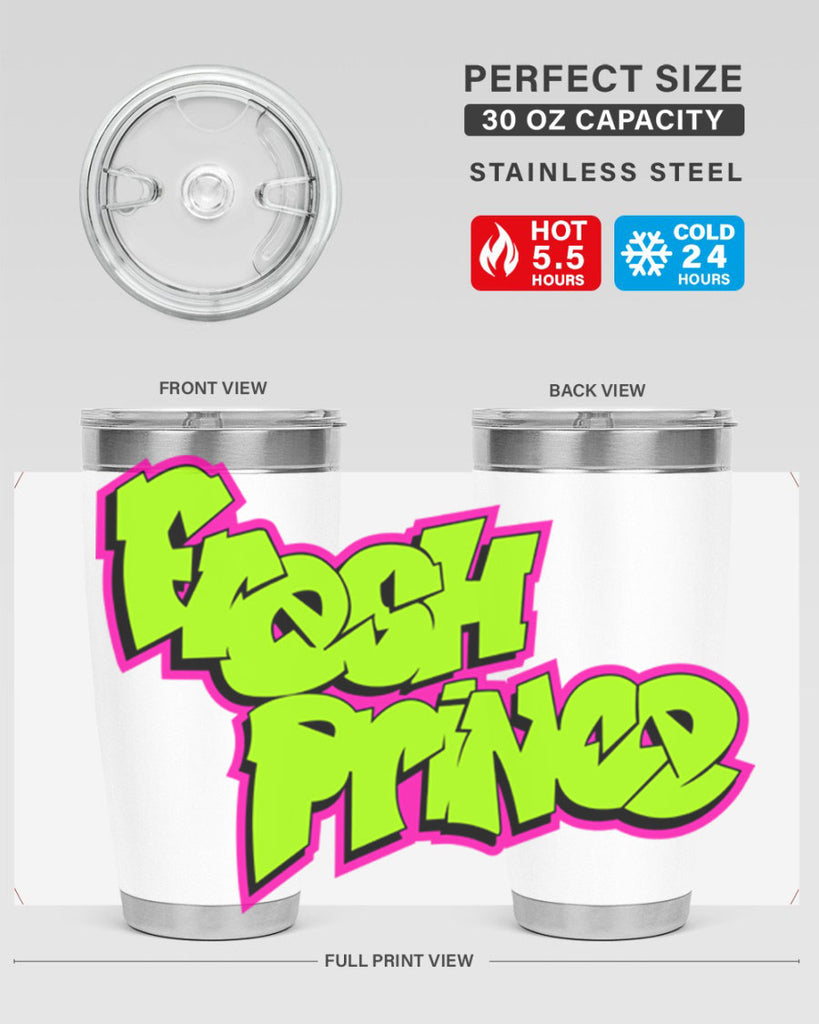 fresh prince 146#- black words phrases- Cotton Tank