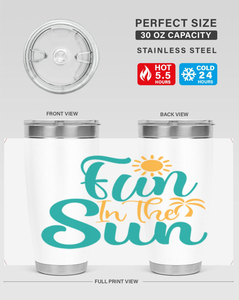 fun in the sun Style 104#- summer- Tumbler
