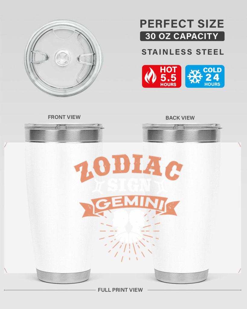 gemini 246#- zodiac- Tumbler