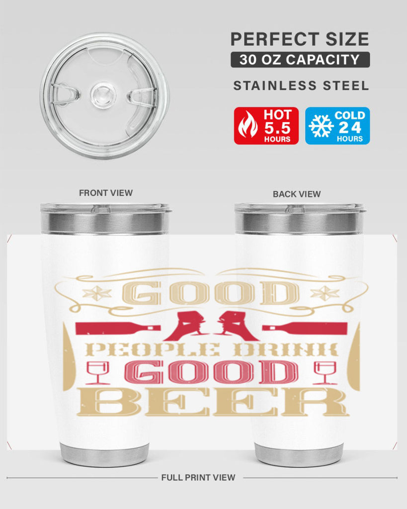 good people drink good beer 54#- drinking- Tumbler