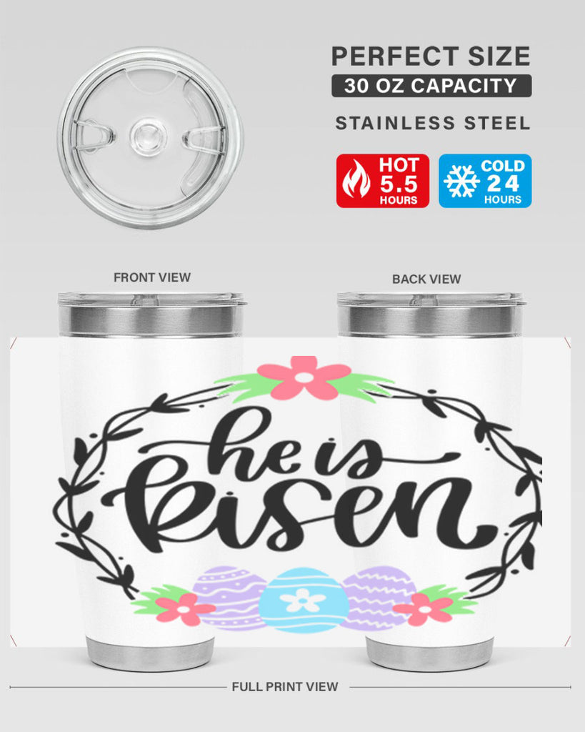 he is risen 34#- easter- Tumbler