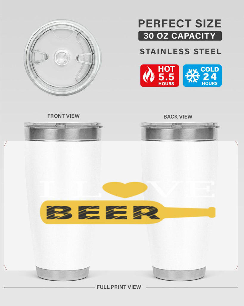 i love beer 75#- beer- Tumbler