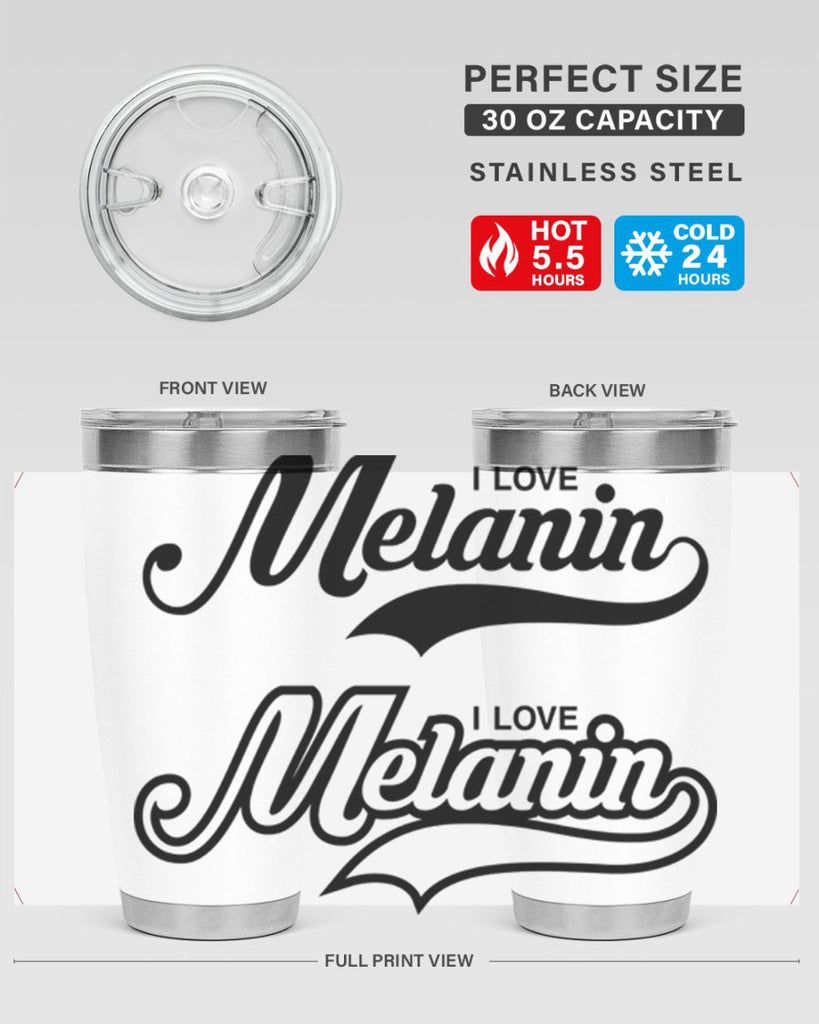 i love melanin 112#- black words phrases- Cotton Tank