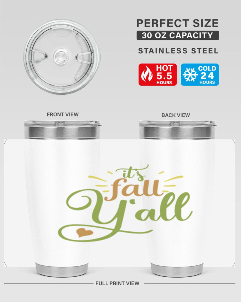 its fall yall 53#- thanksgiving- Tumbler