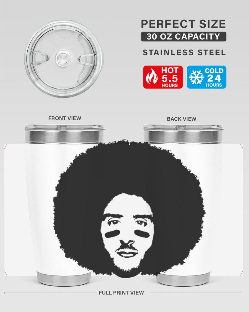 kaepernick 23#- black men - boys- tumbler